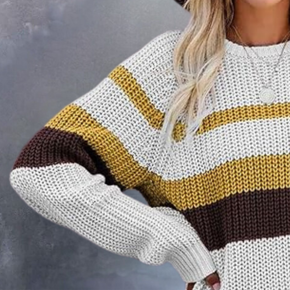 FREDA - Pull classique en tricot pour femmes
