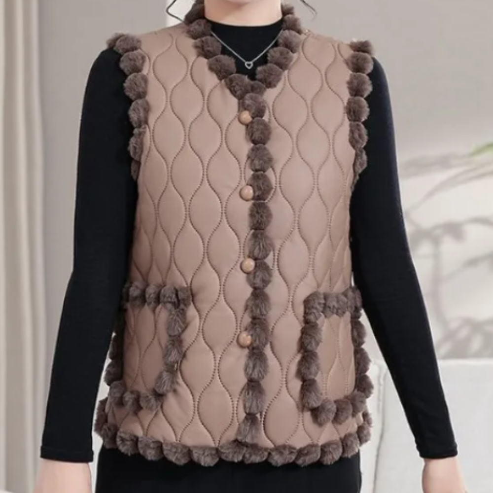 DELFINA - Gilet Raffiné pour Femmes
