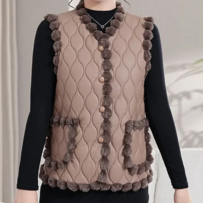 DELFINA - Gilet Raffiné pour Femmes