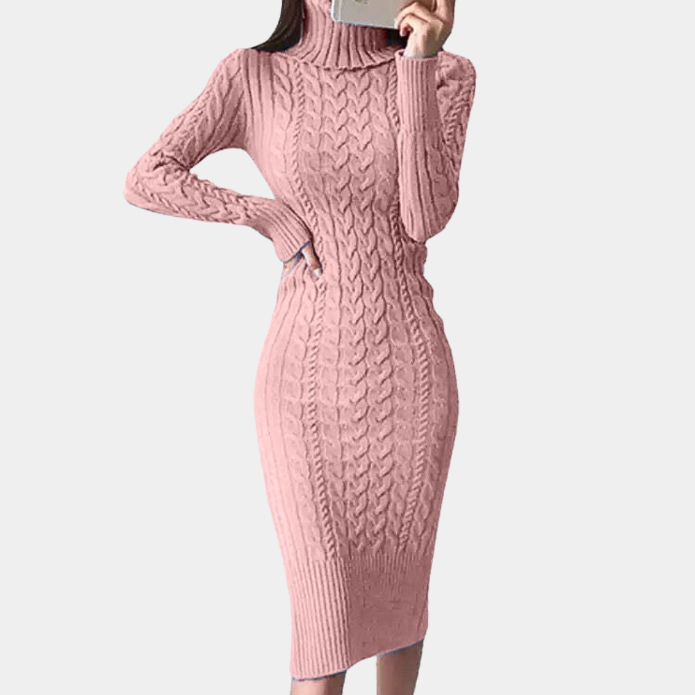 EMA - Robe Pull Tricotée Moderne pour Femmes