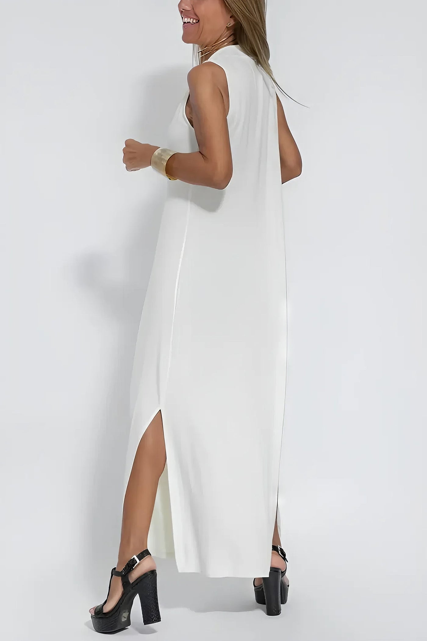 Lauren™ | Robe longue élégante + cardigan assorti OFFERT EN CADEAU