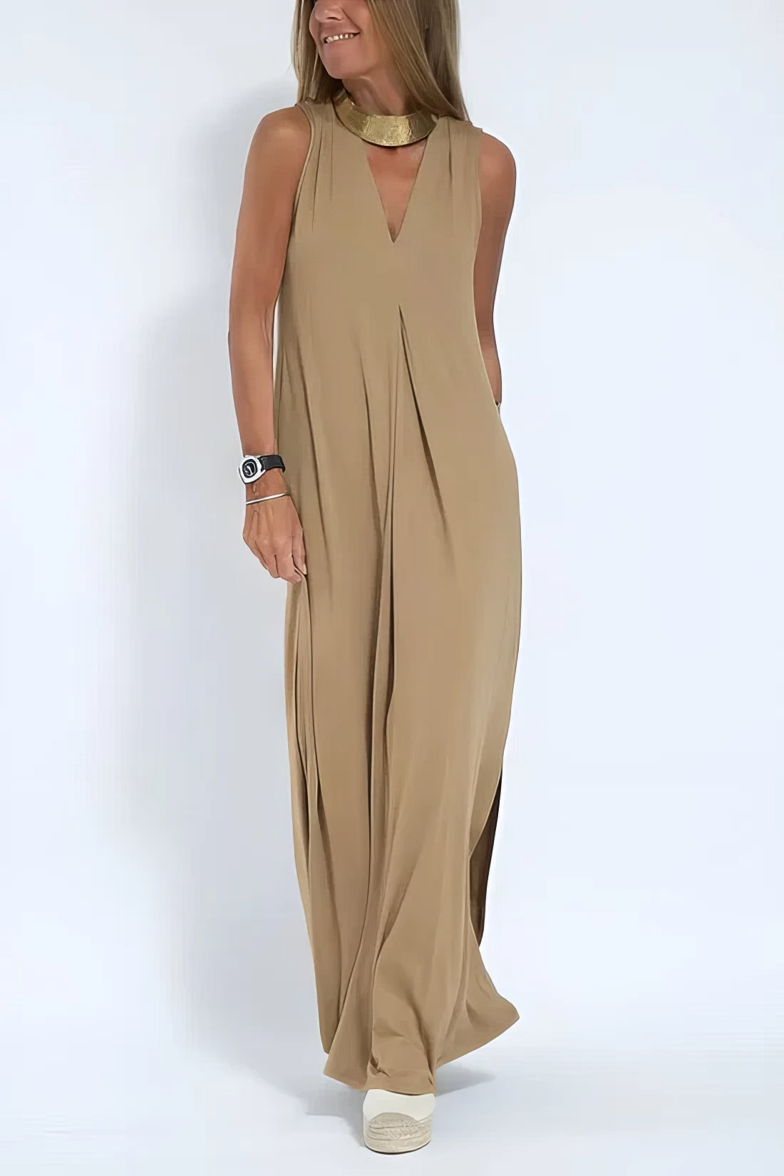 Lauren™ | Robe longue élégante + cardigan assorti OFFERT EN CADEAU