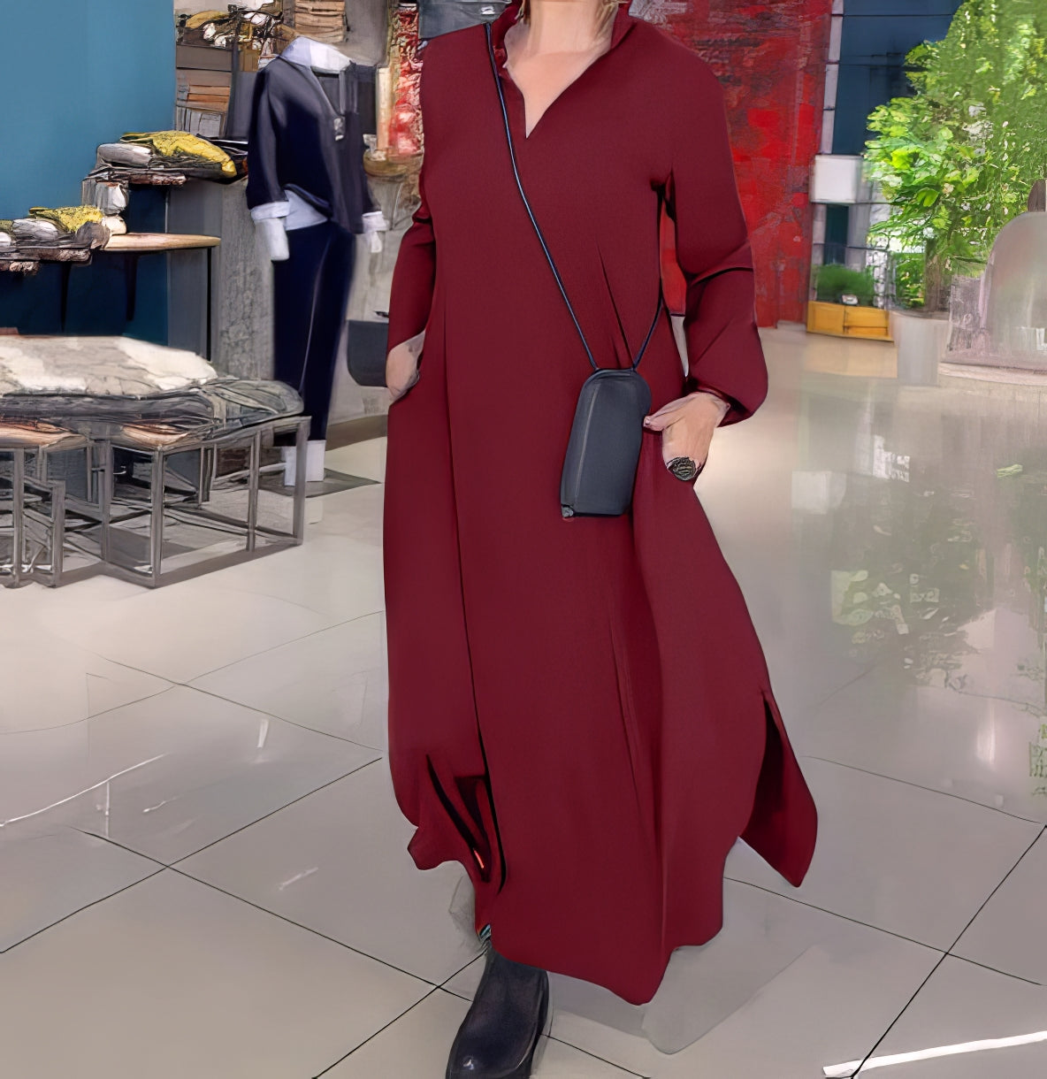 CLAUDIA | Vestito Lungo Elastico Elegante e alla Moda