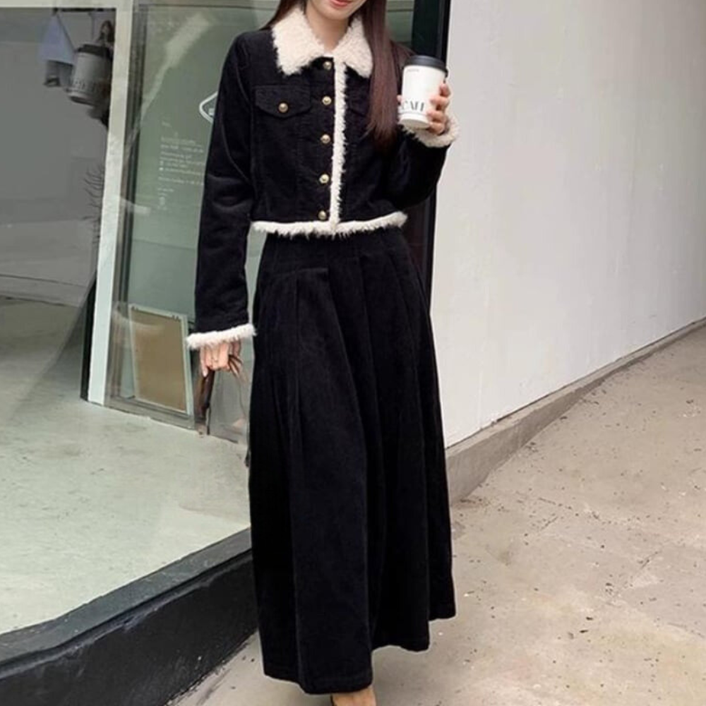 CEYDA - Ensemble Tendance d'Hiver en 2 Pièces pour Femmes