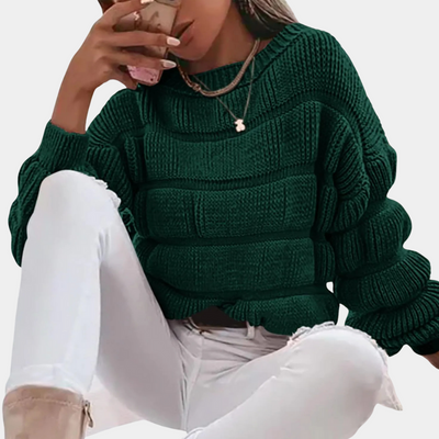 SANDRA - Pull Tricoté Raffiné pour Femmes