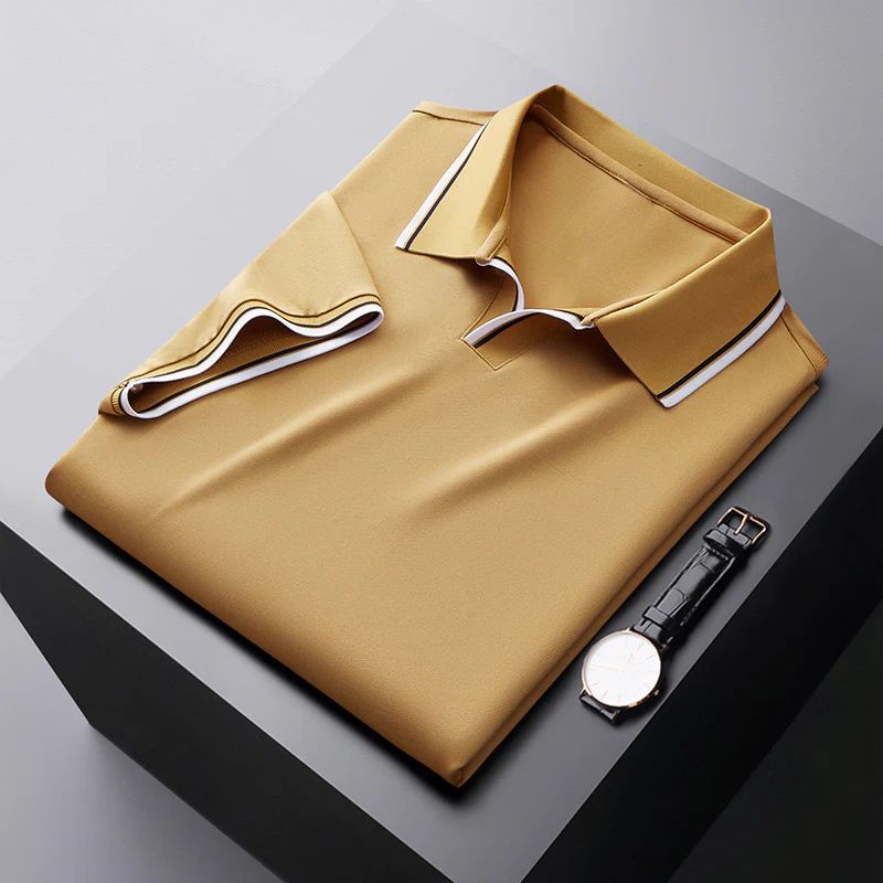 Polo en soie de luxe pour un look d'été - Aldert