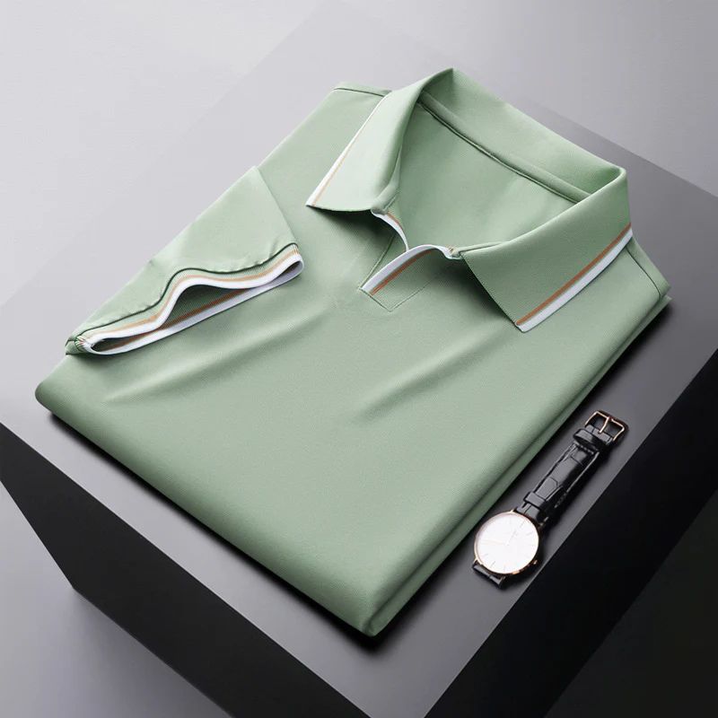 Polo en soie de luxe pour un look d'été - Aldert