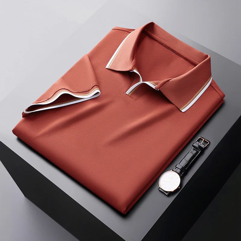 Polo en soie de luxe pour un look d'été - Aldert