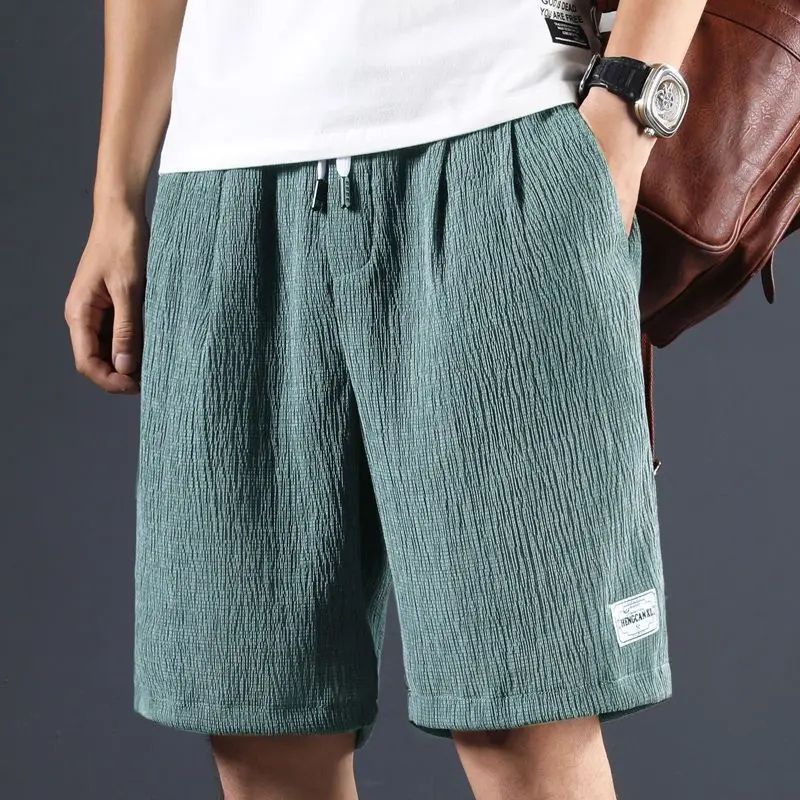 Short élégant en coton et lin pour homme - Parfait pour l'été !