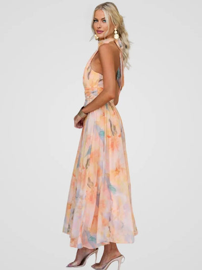 Éclat Pêche | Robe d’Été