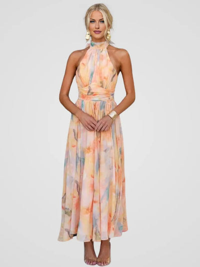 Éclat Pêche | Robe d’Été