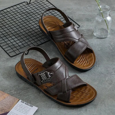 Sandales d'été à lanières croisées pour hommes - Delano