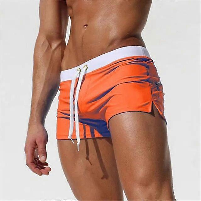 Short de bain homme – Coupe slim – Taille ajustable – Tissu respirant à séchage rapide